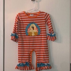Thanksgiving Ruffle Romper